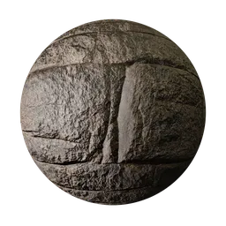 Rough Granite Stone Wall