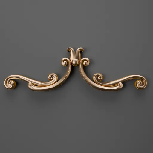 Classic ornamental 3D model for architectural design enhancement, intricately detailed for realistic renderings in Blender.