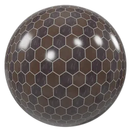 Honey comb patern tile