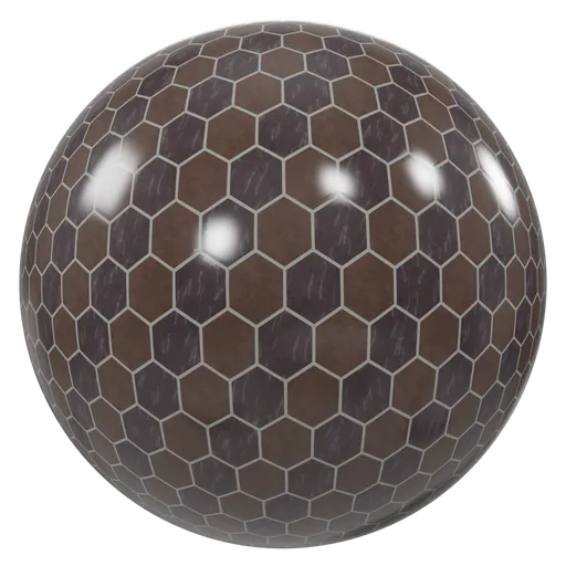 Honey comb patern tile
