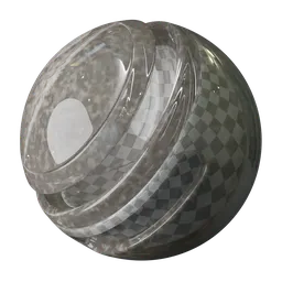 High-quality procedural dirty glass 3D material for Blender, PBR ready with customizable single-node setup.