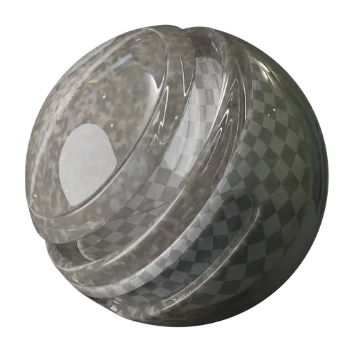 High-quality procedural dirty glass 3D material for Blender, PBR ready with customizable single-node setup.