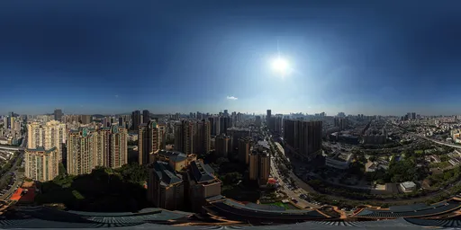 Daytime Sunshine City HDR