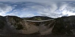 Aerial Landscape and Bridge