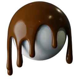 Melted Chocolate Material