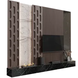 Tv wall set D