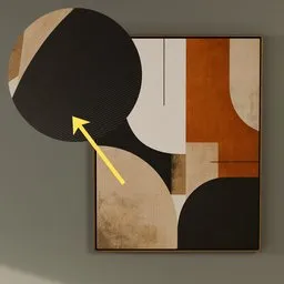 Terracotta Abstract Painting
