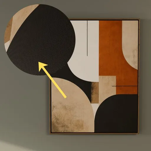 Terracotta Abstract Painting