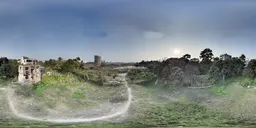 Sunset Over Rural and Urban Expansion