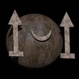 Rokviz Ancient ornament symbol brush