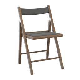 Wooden storage chair