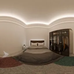 Modern Minimalist Bedroom Interior