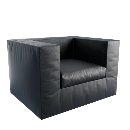 Throw-Away Zanotta Armchair BLACK