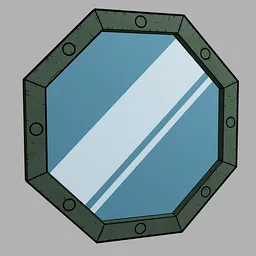 Sink Mirror - Cartoon Style