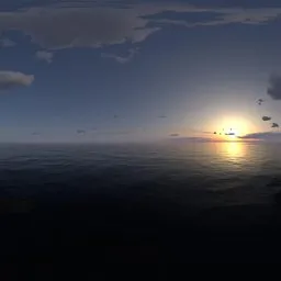 Bluesea Evening Highsky Cloud