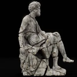 statue of Seated Jew_dmg