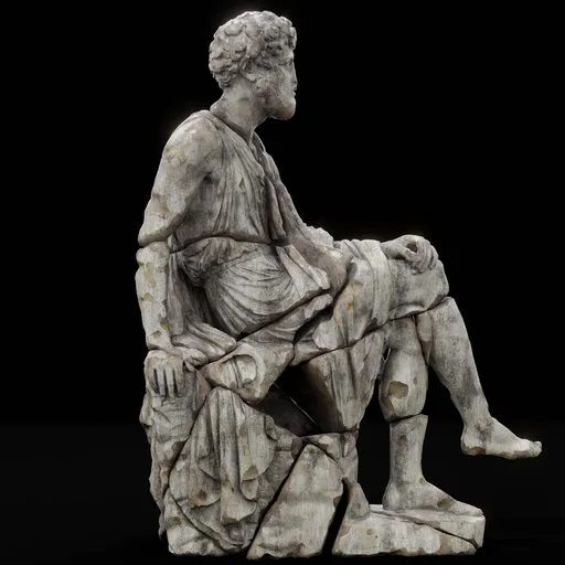 statue of Seated Jew_dmg