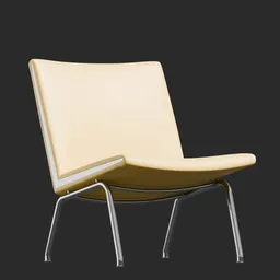 CH401  Lounge Chair-Variant Lemon