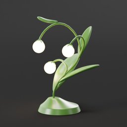 Eggplant Lamp