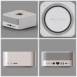 Mac Studio Clean Topology Asset