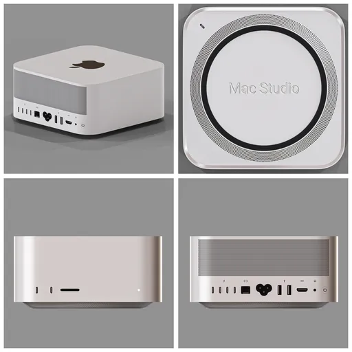 Mac Studio Clean Topology Asset