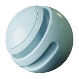 Light Blue Lacquered Surface