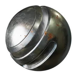 Rusted Scratched Steel