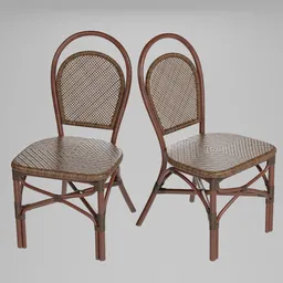 Rattan dining chair