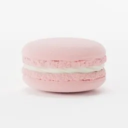 Strawberry Milk Macaron(high detailed)
