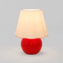 Bedside Scallop Lampshade