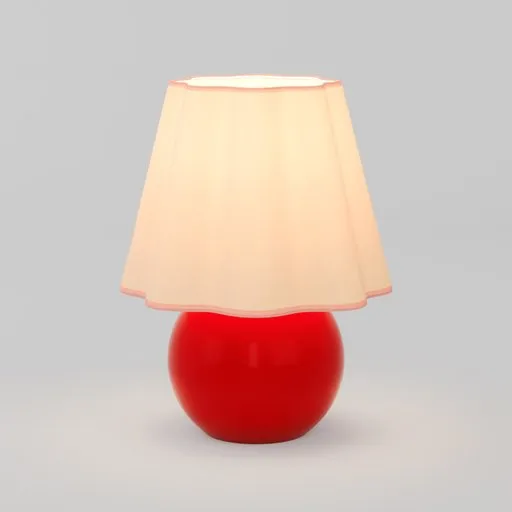 Bedside Scallop Lampshade