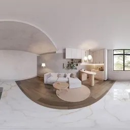 Modern Open-Plan Interior