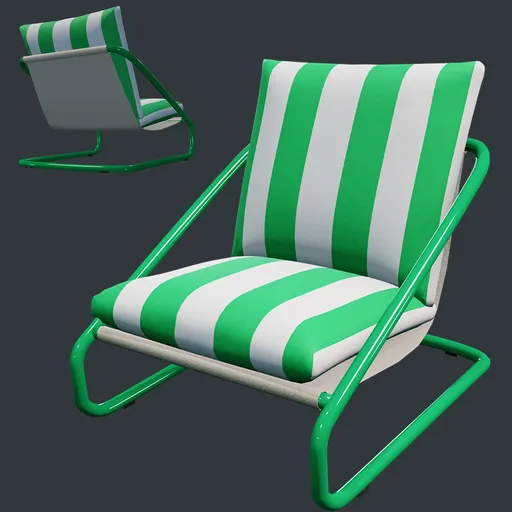IKEA ONNESTAD Green Armchair