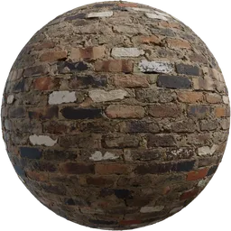 Mixed Brick Wall