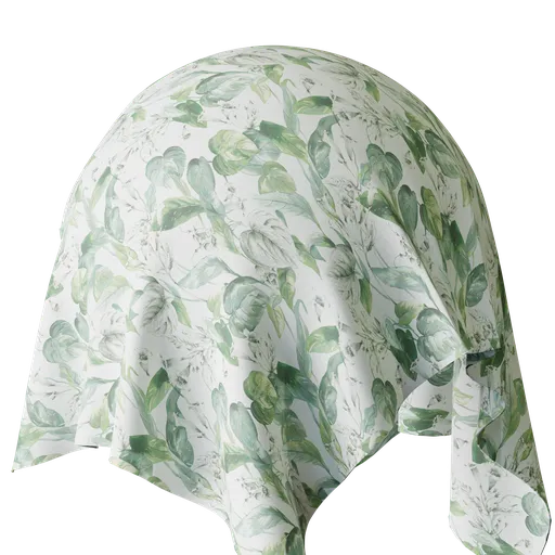 Leaves Green Print