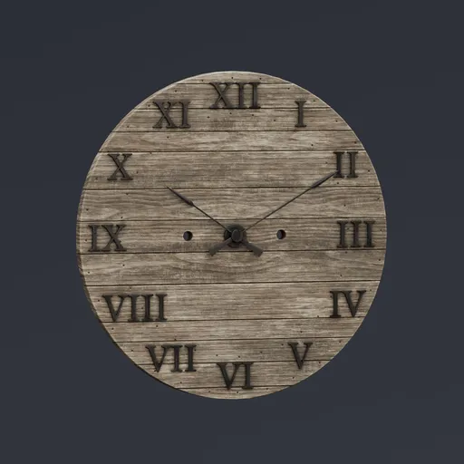 Rustic Wall Clock