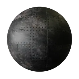 Rusted Riveted Black Metal