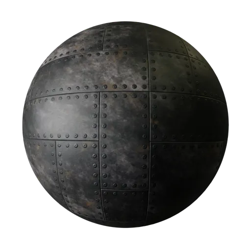 Rusted Riveted Black Metal