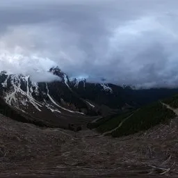 Overcast Rain Clouds Landscape
