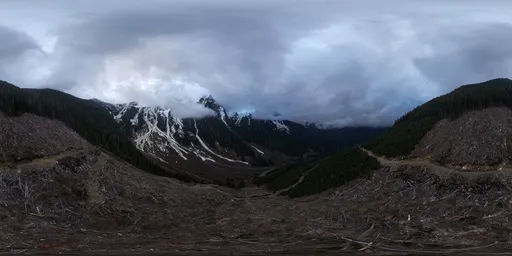 Overcast Rain Clouds Landscape