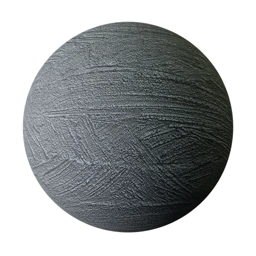 Charcoal Troweled Stucco