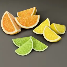 Stylized Citrus Cut