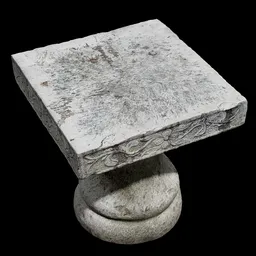 Scan Chinese Old Stone Desk