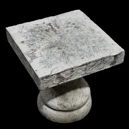Scan Chinese Old Stone Desk