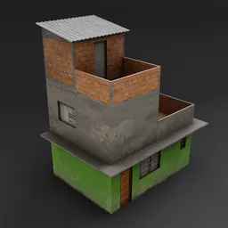 Lowpoly Favela House