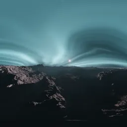 Sci-fi Rugged Landscape Planet