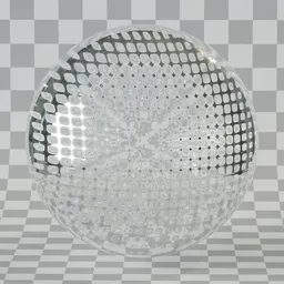 Procedural textured glass
