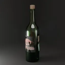 Wine Bottle 750ml (25.4oz)