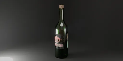 Wine Bottle 750ml (25.4oz)