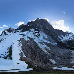 Mountain Peak Glacier